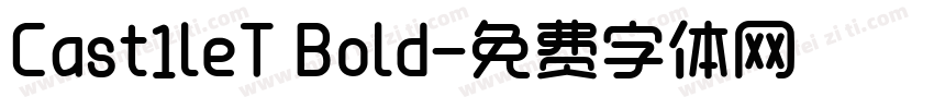 Cast1leT Bold字体转换